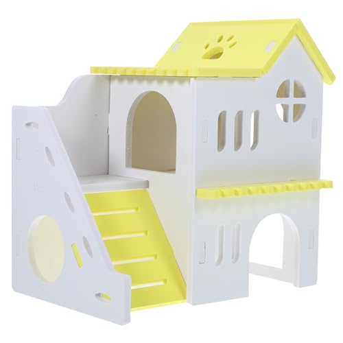HEMOTON Hamsterversteck aus Spielplatz Villa Sicheres Versteck für Meerschweinchen und Chinchillas und Langlebig für Kleine Haustiere HEMOTON Hamsterversteck aus Spielplatz Villa Sicheres Versteck für Meerschweinchen und Chinchillas und Langlebig für Kleine Haustiere von HEMOTON