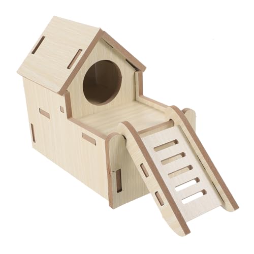 HEMOTON Holzleiter Plattform Hamster Versteck Haus aus Holz für Kleintiere Wie Hamster Chinchilla Kaninchen Langlebiges Haustierzubehör Ausruhen Pet Supply Training Spielplatz HEMOTON Holzleiter Plattform Hamster Versteck Haus aus Holz für Kleintiere Wie Hamster Chinchilla Kaninchen Langlebiges Haustierzubehör Ausruhen Pet Supply Training Spielplatz von HEMOTON