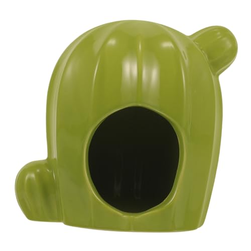 HEMOTON Keramisches Hamster Nest Kühlendes Haustierhaus im Kaktusdesign für Kleine Hamster Rückzugsort und Schlafplatz für Sommer aus Stabilem und Leicht zu Reinigendem Material HEMOTON Keramisches Hamster Nest Kühlendes Haustierhaus im Kaktusdesign für Kleine Hamster Rückzugsort und Schlafplatz für Sommer aus Stabilem und Leicht zu Reinigendem Material von HEMOTON