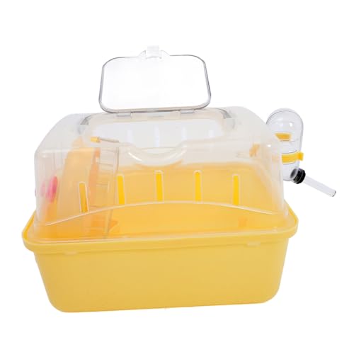 HEMOTON Kleintier Transportkäfig mit Wasserflasche Tragbare Hamster Tragetasche für Reisen Geeignet für Hamster Meerschweinchen und Kleine Tiere Atmungsaktiv und Praktisch für Ausflüge HEMOTON Kleintier Transportkäfig mit Wasserflasche Tragbare Hamster Tragetasche für Reisen Geeignet für Hamster Meerschweinchen und Kleine Tiere Atmungsaktiv und Praktisch für Ausflüge von HEMOTON