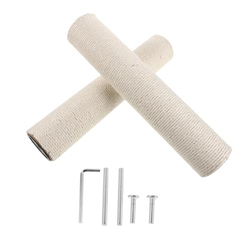 HEMOTON Kratzbaum Ersatzpfosten aus Natürlichem Sisal mit Schrauben Stabile Katzen Kratzsäule zur Möbelpflege und Renovierung für Indoor Kratzbäume HEMOTON Kratzbaum Ersatzpfosten aus Natürlichem Sisal mit Schrauben Stabile Katzen Kratzsäule zur Möbelpflege und Renovierung für Indoor Kratzbäume von HEMOTON