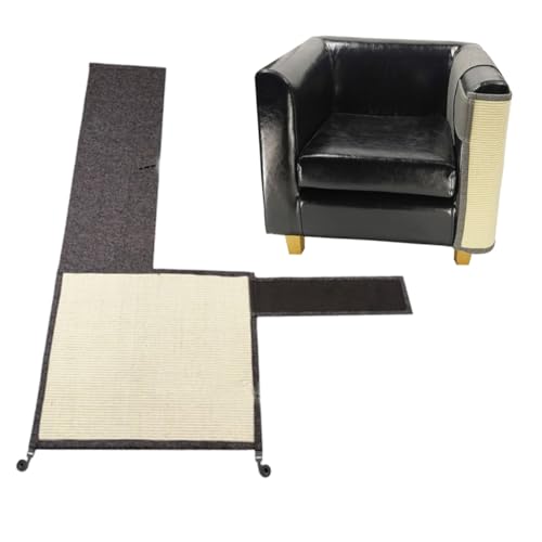 HEMOTON Kratzmatte Sisal Langlebiger Katzenschutz Sofa Schoner Rechts Natürliche Kratzmatte für Katzen Schützt Möbel vor Kratzspuren HEMOTON Kratzmatte Sisal Langlebiger Katzenschutz Sofa Schoner Rechts Natürliche Kratzmatte für Katzen Schützt Möbel vor Kratzspuren von HEMOTON