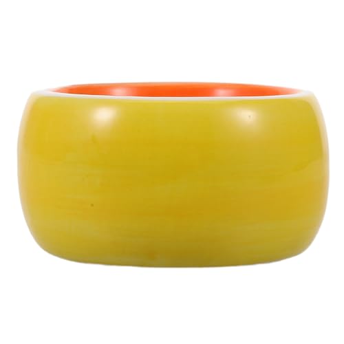 HEMOTON Orange Keramikschale für Hamster Meerschweinchen Ratten und Hasen Wassernapf und Futterbehälter für Kleine Haustiere HEMOTON Orange Keramikschale für Hamster Meerschweinchen Ratten und Hasen Wassernapf und Futterbehälter für Kleine Haustiere von HEMOTON