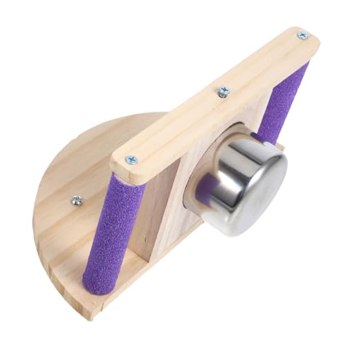 HEMOTON Papageienkäfig Zubehör Futter Und Wasserstange Vogelfutterspender Für Papageien Papageienfutter Organizer Papageienfutterbehälter Aus Holz HEMOTON Papageienkäfig Zubehör Futter Und Wasserstange Vogelfutterspender Für Papageien Papageienfutter Organizer Papageienfutterbehälter Aus Holz von HEMOTON