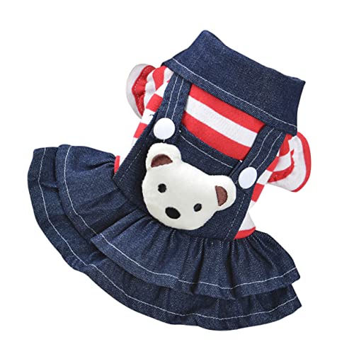 HEMOTON Rot Mit Streifen Für Kleine Süße Hundekleidung Für Welpen Outfit Für Haustiere Für Outdoor Aktivitäten Und Hundefotografie HEMOTON Rot Mit Streifen Für Kleine Süße Hundekleidung Für Welpen Outfit Für Haustiere Für Outdoor Aktivitäten Und Hundefotografie von HEMOTON