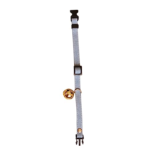 HEMOTON Verstellbares Haustierhalsband mit Glocke und Goldenem Sternmuster für Katzen und Hunde Hellblau Kreatives und Design für Täglichen Gebrauch HEMOTON Verstellbares Haustierhalsband mit Glocke und Goldenem Sternmuster für Katzen und Hunde Hellblau Kreatives und Design für Täglichen Gebrauch von HEMOTON