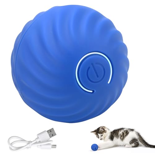 HENGBIRD Intelligente Hundespielzeug Ball | Automatisches Schlagendes Hundespielzeug | Katzenball Elektrisch Katzenspielzeug Ball | Hart und Bissfest | Geeignet für Kleine und Mittelgroße Hunde Katze von HENGBIRD