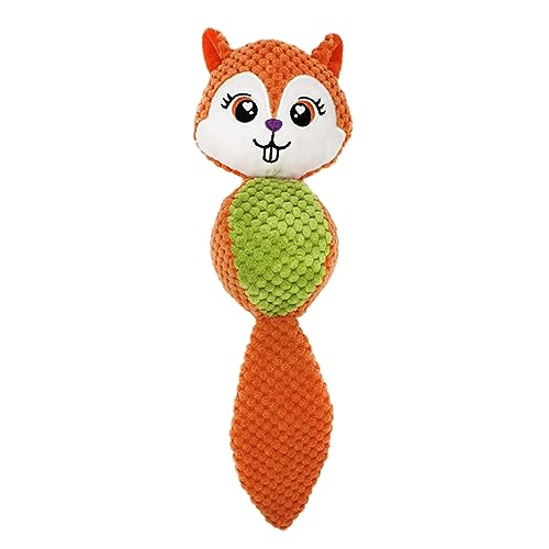 HENJUSH Hundespielzeug aus Plüschtier, quietschendes Spielzeug, langlebiges interaktives Kauspielzeug, niedliches Welpen-Plüsch-Kauspielzeug, quietschendes Hundespielzeug für mittelgroße bis kleine HENJUSH Hundespielzeug aus Plüschtier, quietschendes Spielzeug, langlebiges interaktives Kauspielzeug, niedliches Welpen-Plüsch-Kauspielzeug, quietschendes Hundespielzeug für mittelgroße bis kleine von HENJUSH