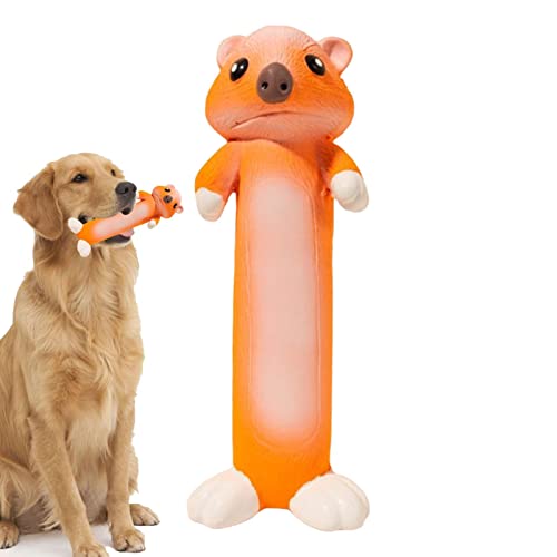 Gummi-Hundespielzeug, Utter Geformte Hundekauen Spielzeug Mit Sound Quietschen, Dämmerndes Hundespielzeug Selbstspielende Hundeklemmen für Hundebeißen Jagt langweilige Zeit Hepvet von HEPVET