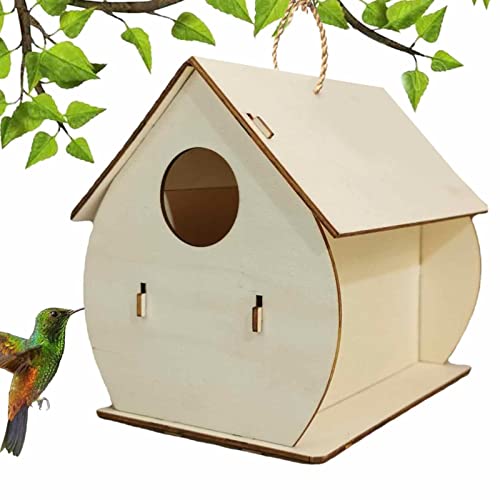 Holzvogelhaus für die Außenaufhängung | Garten Holz Hummingbird Häuser | Hummingbird Haus Holzvogelhaus für Gartendekoration außerhalb Hepvet von HEPVET