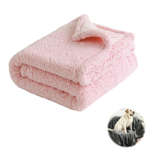 HESYSUAN CuddlePuddle Wasserdichte Decke, Liebesdecke, wasserdichte Intimität, wendbar, waschbar, weiche Decke für Haustierbett, Couch, Sofa, Möbelschutz (XL: 145 x 216 cm, Rosa) von HESYSUAN