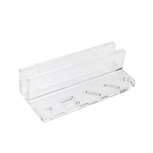 HEVSTIL Acryl Wasserpflanzen Gras Wartungswerkzeug, Aquarium Werkzeughalter Fisch Tank Pinzette Schere Wasserpflanzen Zange Aufbewahrungsregal Organizer, 11,4 cm von HEVSTIL