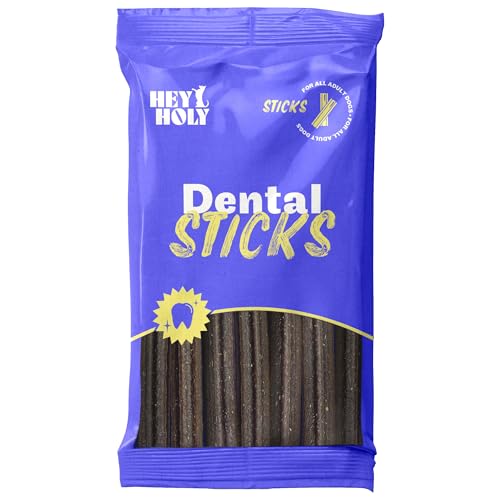 HEY HOLY Dental Sticks - Hundeleckerli zur Zahnpflege - Made in Germany - 100% natürliche, getreidefreie Inhaltsstoffe - idealer Schutz für Zähne & Zahnfleisch von HEY HOLY