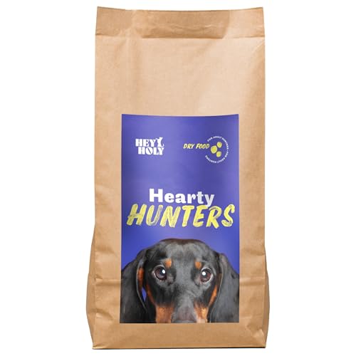 HEY HOLY Premium Trockenfutter für Kleine Jadghunde 100% getreidefrei | 7kg Hundefutter für ausgewachsene, kleine Jadghunde mit Rind | Hochverträglich aus natürlichen Zutaten von HEY HOLY