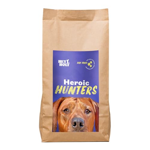 HEY HOLY High-Meat Premium Trockenfutter für ausgewachsene Hunde – Getreidefrei, nur EIN tierisches Protein, besonders gut verträglich (Ente (Große Jagdhunde)) von HEY HOLY