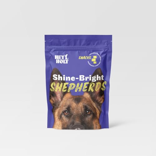 HEY HOLY – Shine-Bright Shepherds Snacks – High-Meat Premium Leckerli für Hunde mit 80% Ente (150g) – Getreidefrei, nur EIN tierisches Protein, besonders gut verträglich, extra viel Fleisch von HEY HOLY