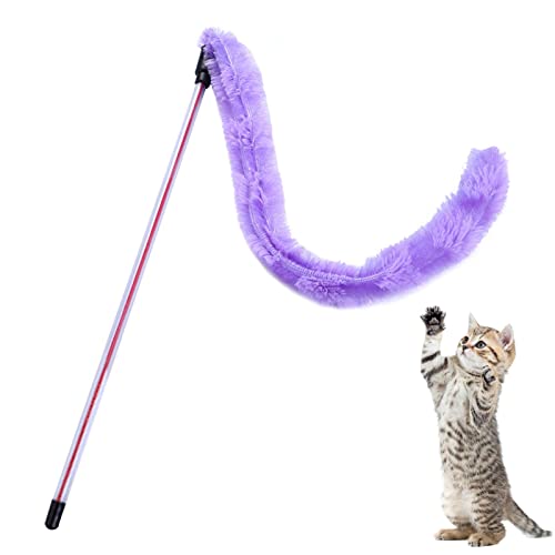 HEYCE Interaktives Katzenspielzeug | Katzenspielzeug Kätzchenspielzeug mit Glöckchen-Nachfüllungen | Cat Wand Toys Interactive Catcher Teaser und lustiges Übungsspielzeug für Kätzchen oder Katzen von HEYCE