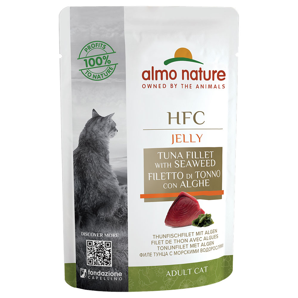 Almo Nature HFC Jelly Pouch 6 x 55 g - Thunfischfilet mit Algen von Almo Nature HFC