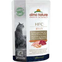 Sparpaket Almo Nature HFC Jelly Pouch 24 x 55 g - Thunfisch, Huhn & Schinken von Almo Nature HFC