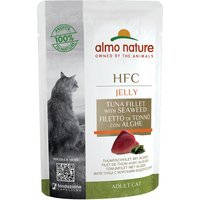 Sparpaket Almo Nature HFC Jelly Pouch 24 x 55 g - Thunfischfilet mit Algen von Almo Nature HFC