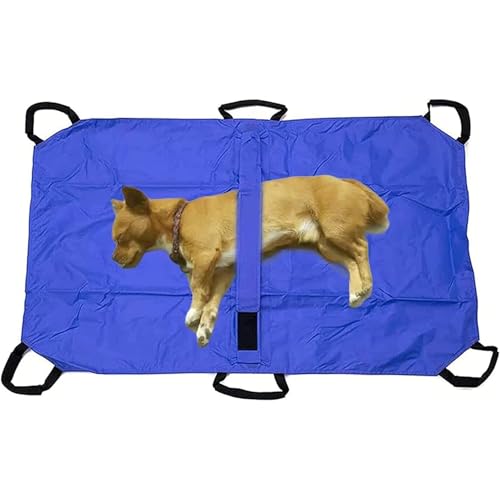 Tragbare Haustiertrage, Transport- Und Reisetrage Für Hunde, Faltbares Nylon 120 X 74 Cm Mit Tragetasche Und Sicherheitsgurt Für Die Medizinische Rettung Von Tieren Bei Verletzungen Und Behinderungen( von HHDOMLTH