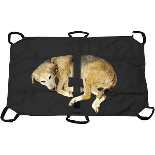 Tragbare Haustiertrage, Transport- Und Reisetrage Für Hunde, Faltbares Nylon 120 X 74 Cm Mit Tragetasche Und Sicherheitsgurt Für Die Medizinische Rettung Von Tieren Bei Verletzungen Und Behinderungen( von HHDOMLTH