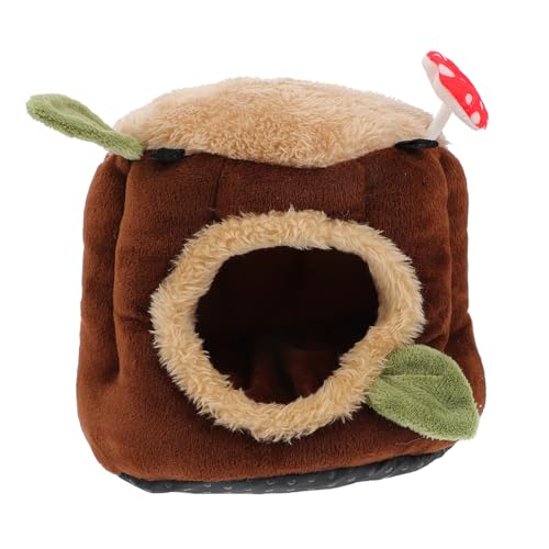 HHOZsafety 1 Set Hamster Nest Pet Rest Bed Parrot Hammock Chinchillas Warm Nest Mice Plush Hanging Hut Hamster Hideout Hare Accessories Pet Hanging Hammock Hamster Supplies Hare Cloth von HHOZsafety