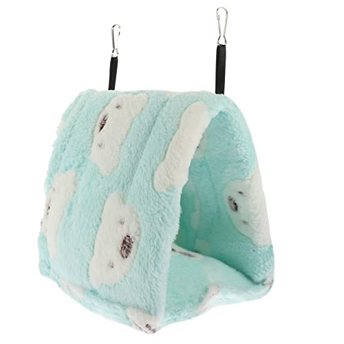 Hedgehog House Hamster Cotton Nest Hamster Nest for Winter Sleeping House Hedgehog Hideout Nest for Pet Hideout for Small Pet hare Guinea Pig Sleeping Bag Rest Bed Chinchilla (Green 22x21cm) von HHOZsafety