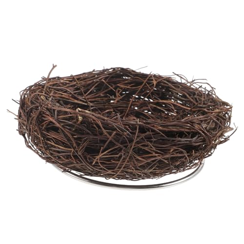 Rattan Bird Nest Decor Bird Cage Bird Nest for Cages Bird Bing Nest Bird Hut Bird Sleeping Nest Hand-Woven Bird Nest Woven Parrot Bing Nest Bird Sleeping Bed Plant Hanging von HHOZsafety