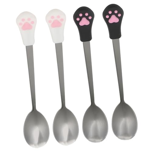 HIAKDOFT 4 Stück Teiliges Hund Katzen Futternapf Löffel aus und Hitzebeständig Spülmaschinenfest mit Krallen Design für Nassfutter Dosen und Futteraufbewahrung HIAKDOFT 4 Stück Teiliges Hund Katzen Futternapf Löffel aus und Hitzebeständig Spülmaschinenfest mit Krallen Design für Nassfutter Dosen und Futteraufbewahrung von HIAKDOFT