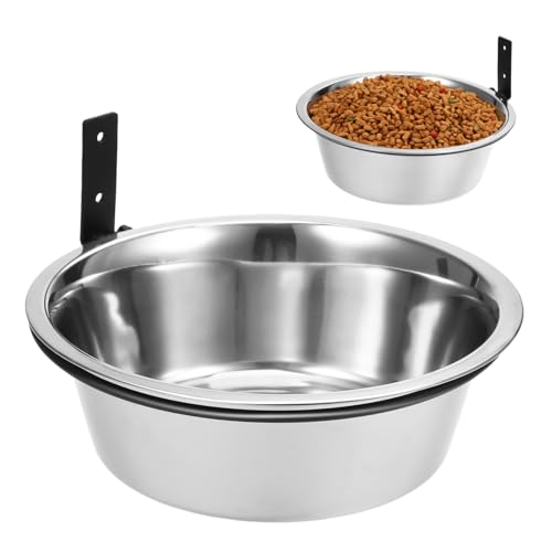HIAKDOFT Erhöhter Hundenapf aus Edelstahl Wandmontage Großer Futternapf und Wassernapf für Mittlere Hunde Langlebig Sicher und Komfortabel Multifunktional für Futter und Wasser HIAKDOFT Erhöhter Hundenapf aus Edelstahl Wandmontage Großer Futternapf und Wassernapf für Mittlere Hunde Langlebig Sicher und Komfortabel Multifunktional für Futter und Wasser von HIAKDOFT