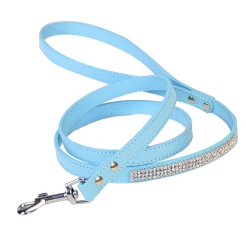 HIAKDOFT PU Kunstleder Hundeleine mit Funkelnden Strasssteinen Flexible und Bequeme Leine für Kleine Hunde Geeignet für Tägliches Gassigehen Joggen Camping und Outdoor Aktivitäten Farbige HIAKDOFT PU Kunstleder Hundeleine mit Funkelnden Strasssteinen Flexible und Bequeme Leine für Kleine Hunde Geeignet für Tägliches Gassigehen Joggen Camping und Outdoor Aktivitäten Farbige von HIAKDOFT
