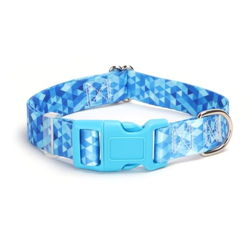 Hundehalsband für XS, S, M, L, XL, XL, Blau, Hundehalsband, verstellbar, bequem, weich, langlebig, Katzen- oder Hundehalsband (Blau, XS) von HIDAKEAI