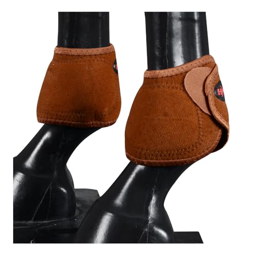 HILASON L M S Western-Pferde-Beinschutz, kein Drehen, 1 Paar | Pferdebeinstiefel | Springstiefel von HILASON