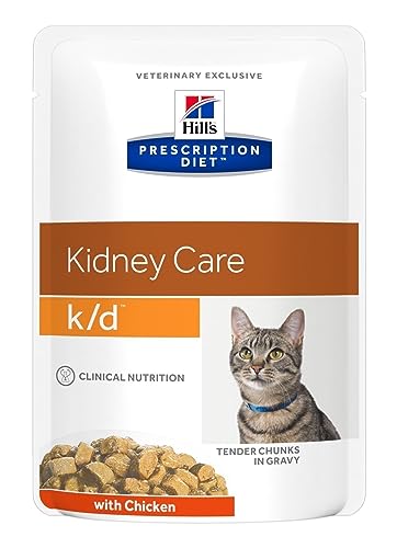 Hills Diet Feline k/d Huhn (Beutel) (12 x 85 g) von Hill's