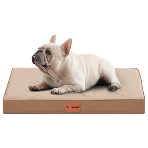 Mittelgroßes Hundebett für Hundebetten, mittelgroße Hunde, 76,2 cm, Outdoor-Hundebetten, waschbar mit abnehmbarem Bezug, wasserdichtes Hundebett mit Innenbezug, orthopädische Hundebox-Polsterung für von HIMEET