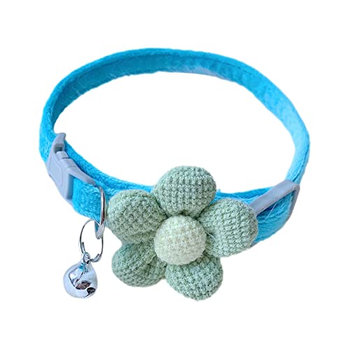 HINAA Katzen-Blumen-Halsband – Bequemes Kätzchenhalsband, abnehmbare Blume, verstellbares Breakaway-Katzenhalsband, Hochzeit, Party, Haustiere, Kopfbedeckung für Haustiere, Katzen, Hunde, Welpen von HINAA