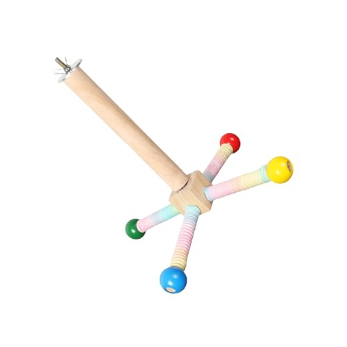 Drehbarer Vogelsitzstange aus Holz, zum Kauen von Windmühlen, Stressabbau für kleine bis große Vögel, Verlobungsspaß, rotierender Papagei mit Windmühlen-Sitzstange Drehbarer Vogelsitzstange aus Holz, zum Kauen von Windmühlen, Stressabbau für kleine bis große Vögel, Verlobungsspaß, rotierender Papagei mit Windmühlen-Sitzstange von HINAYOSAN