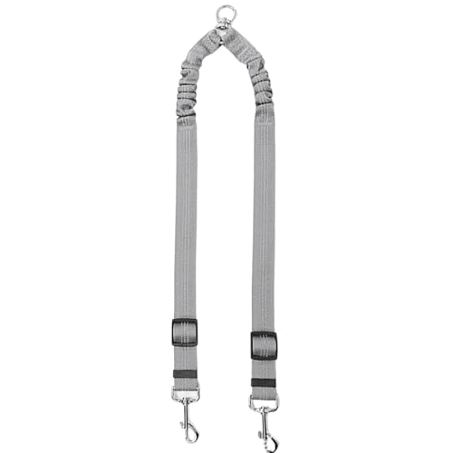 Hundeleine mit reflektierenden Streifen, Doppelkopf-Hundeleine zum Spazierengehen, zwei verstärkte Nylon-Trainingsseile mit Metallschnallen, für Rassen, doppelseitige Leine Hundeleine mit reflektierenden Streifen, Doppelkopf-Hundeleine zum Spazierengehen, zwei verstärkte Nylon-Trainingsseile mit Metallschnallen, für Rassen, doppelseitige Leine von HINAYOSAN