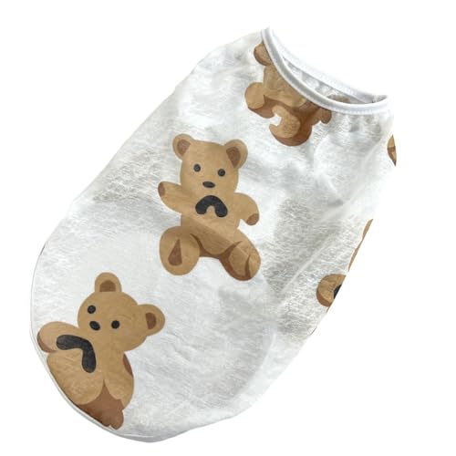 Mädchen-/Katzen-Hemd, Kostüm, Strandweste, Cartoon-Bär-Shirt für Welpen, Hunde und Katzen, Blumenkleid, Foto-Requisiten, weiche Haustierkleidung Mädchen-/Katzen-Hemd, Kostüm, Strandweste, Cartoon-Bär-Shirt für Welpen, Hunde und Katzen, Blumenkleid, Foto-Requisiten, weiche Haustierkleidung von HINAYOSAN