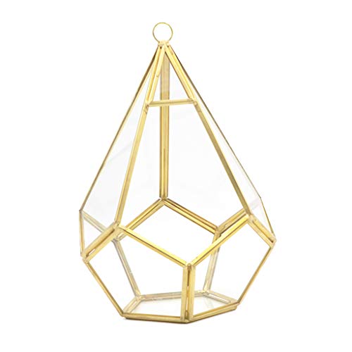Modernes geometrisches Terrarium, groß, klar, Moos, Blumentopf, Innen-Terrarium, Fensterbank, Topf mit Schwingtöpfen, Keramik, mit Haken, lang, quadratisch Modernes geometrisches Terrarium, groß, klar, Moos, Blumentopf, Innen-Terrarium, Fensterbank, Topf mit Schwingtöpfen, Keramik, mit Haken, lang, quadratisch von HINAYOSAN