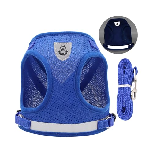 Reflektierendes Hundegeschirr, atmungsaktives Netz, Weste mit Seil für kleine Hunde, sicheres Design, Haustier-Outdoor-Ausrüstung, reisefreundliche Haustierweste Reflektierendes Hundegeschirr, atmungsaktives Netz, Weste mit Seil für kleine Hunde, sicheres Design, Haustier-Outdoor-Ausrüstung, reisefreundliche Haustierweste von HINAYOSAN