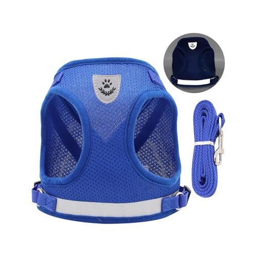 Reflektierendes Hundegeschirr, atmungsaktives Netz, Weste mit Seil für kleine Hunde, sicheres Design, Haustier-Outdoor-Ausrüstung, reisefreundliche Haustierweste Reflektierendes Hundegeschirr, atmungsaktives Netz, Weste mit Seil für kleine Hunde, sicheres Design, Haustier-Outdoor-Ausrüstung, reisefreundliche Haustierweste von HINAYOSAN