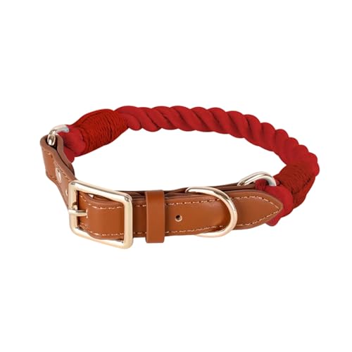 Robustes, gewebtes Hundehalsband aus Baumwolle bietet Komfort für kleine Hunde, ideal für Spaziergänge im Freien, Training, Baumwoll-Hundehalsband Robustes, gewebtes Hundehalsband aus Baumwolle bietet Komfort für kleine Hunde, ideal für Spaziergänge im Freien, Training, Baumwoll-Hundehalsband von HINAYOSAN
