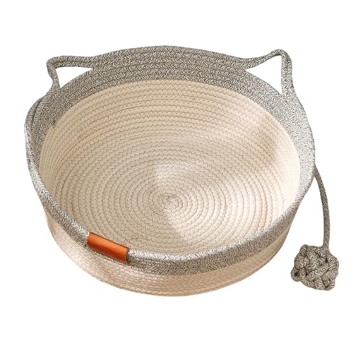 Stilvoller, maschinenwaschbarer Haustier-Nestkorb mit Cartoon-Design, kratzfeste Bettmatte für Kätzchen und kleine Hunde, weiche, bequeme Katzenunterlage Stilvoller, maschinenwaschbarer Haustier-Nestkorb mit Cartoon-Design, kratzfeste Bettmatte für Kätzchen und kleine Hunde, weiche, bequeme Katzenunterlage von HINAYOSAN