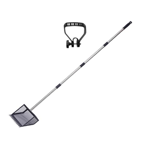 Verstellbarer Hühnermist aus Edelstahl mit ergonomischem Griff für die Reinigung und Abfallsiebung, ergonomische Hühnerabfallschaufel Verstellbarer Hühnermist aus Edelstahl mit ergonomischem Griff für die Reinigung und Abfallsiebung, ergonomische Hühnerabfallschaufel von HINAYOSAN