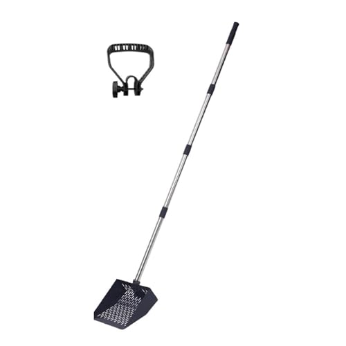 Verstellbarer Hühnermist aus Edelstahl mit ergonomischem Griff für die Reinigung und Abfallsiebung, ergonomische Hühnerabfallschaufel Verstellbarer Hühnermist aus Edelstahl mit ergonomischem Griff für die Reinigung und Abfallsiebung, ergonomische Hühnerabfallschaufel von HINAYOSAN