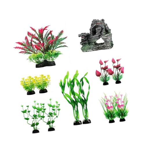 HIOPOIUYT Aquarium Landschaft Gras Aquarien Dekorationen Kunst Terrarium Lebensraum Ornamente Foto Requisiten Aquarium Pflanze Set HIOPOIUYT Aquarium Landschaft Gras Aquarien Dekorationen Kunst Terrarium Lebensraum Ornamente Foto Requisiten Aquarium Pflanze Set von HIOPOIUYT