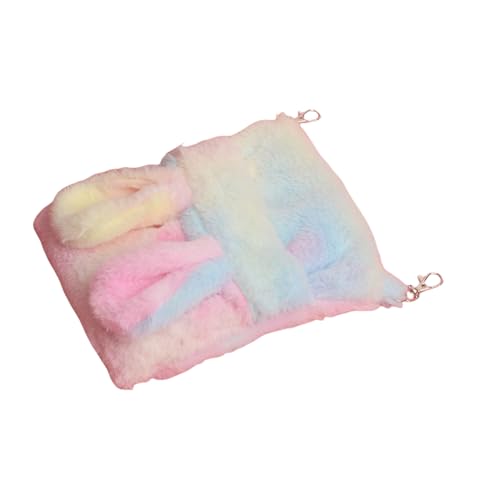 HIOPOIUYT Warmes Fleece-Haustierbett zum Aufhängen für Zuckergleiter, abnehmbarer, waschbarer Unterschlupf, weicher Käfig für Nagetiere, Haustier-Schlaf-Hängematte HIOPOIUYT Warmes Fleece-Haustierbett zum Aufhängen für Zuckergleiter, abnehmbarer, waschbarer Unterschlupf, weicher Käfig für Nagetiere, Haustier-Schlaf-Hängematte von HIOPOIUYT