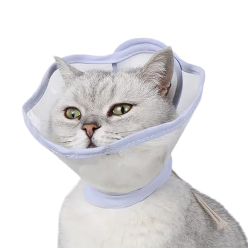 Katzen-Genesungshalsband, praktische Hygiene, kegelförmiges Halsband für die Genesung nach dem Lecken von HIOPOIUYT